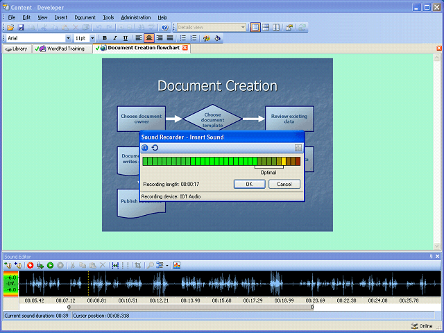 Screen image of this step