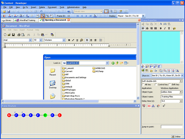 Screen image of this step