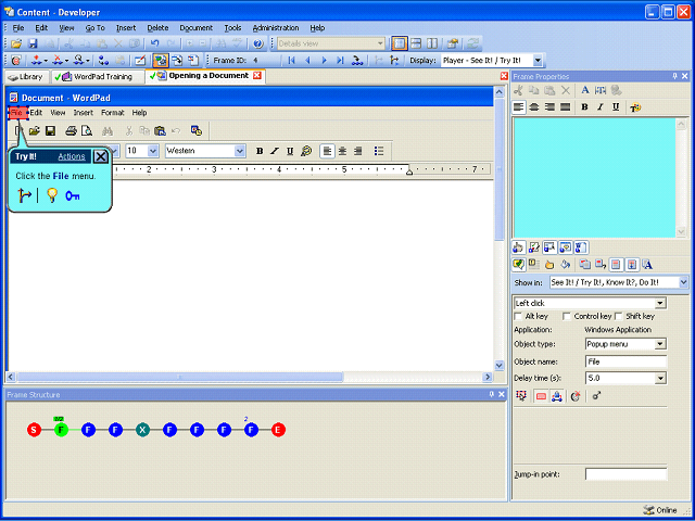 Screen image of this step