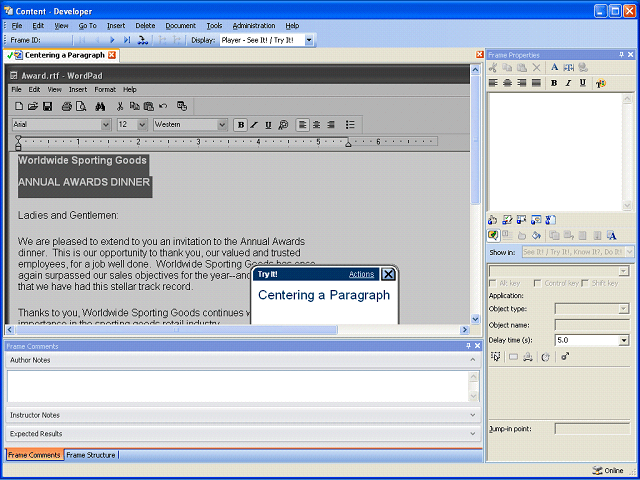 Screen image of this step