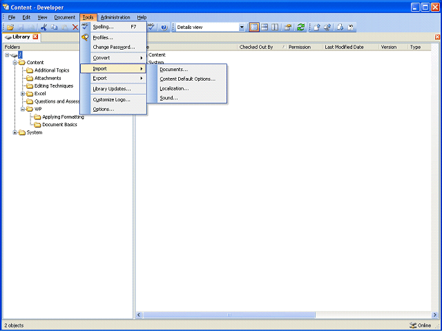 Screen image of this step