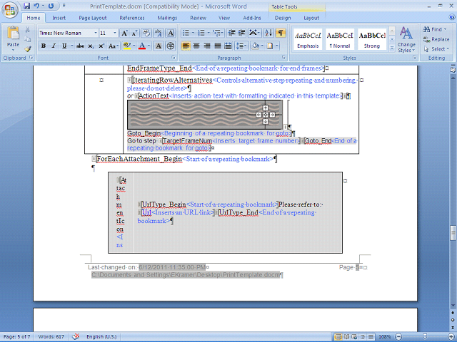 Screen image of this step