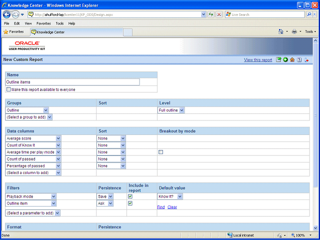 Screen image of this step