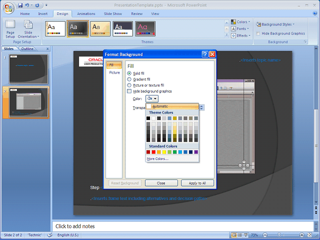Screen image of this step