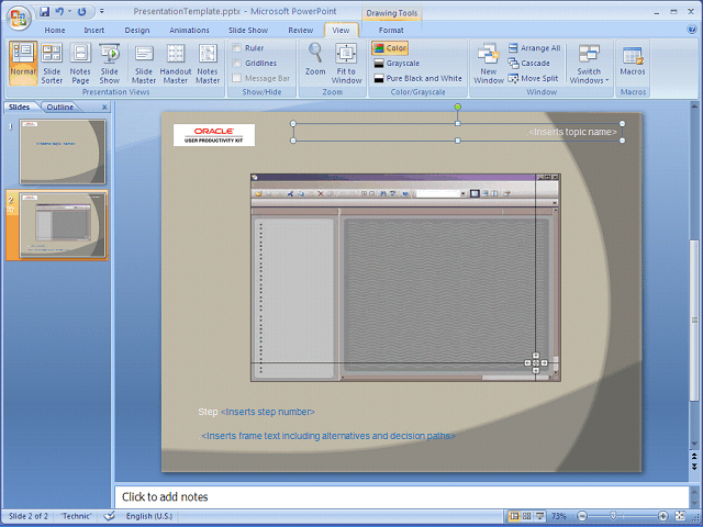 Screen image of this step