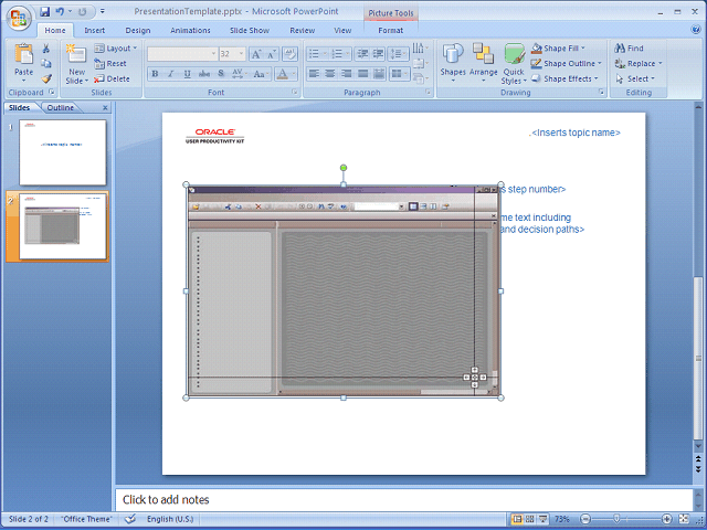Screen image of this step