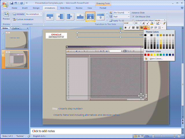 Screen image of this step