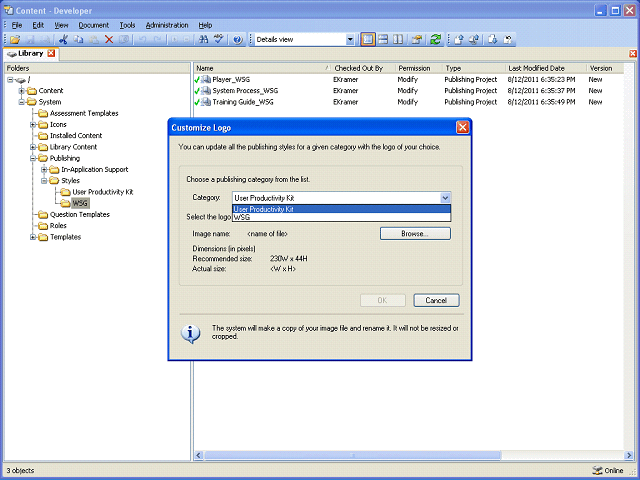 Screen image of this step