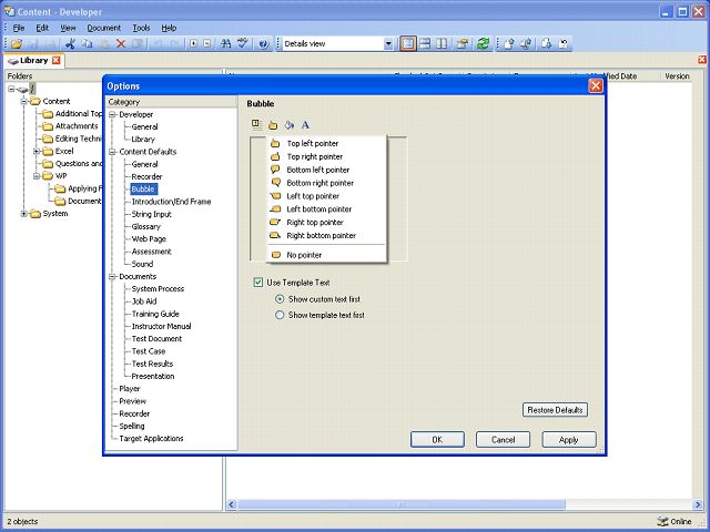 Screen image of this step
