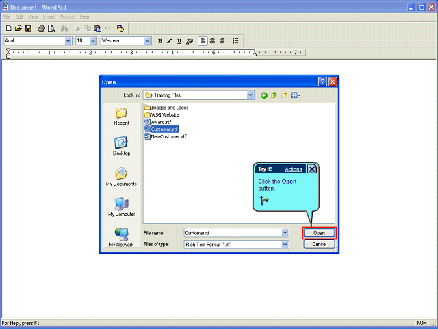 Screen image of this step