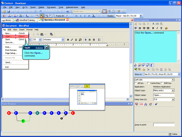 Screen image of this step