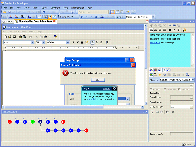 Screen image of this step