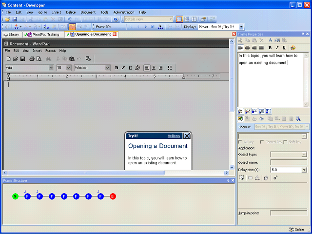 Screen image of this step