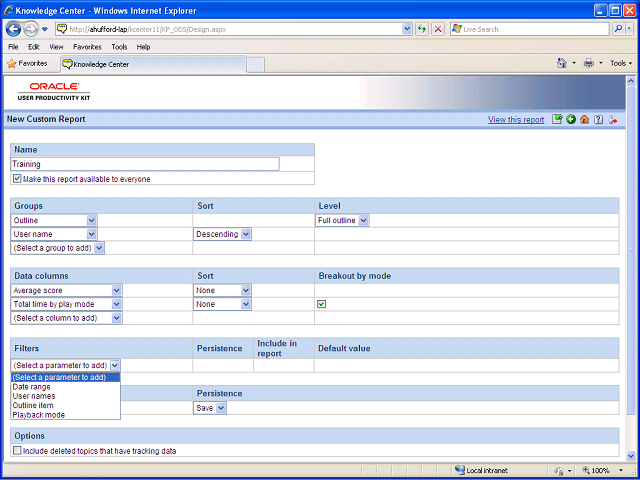 Screen image of this step
