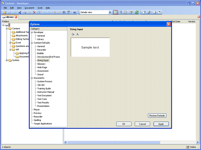 Screen image of this step