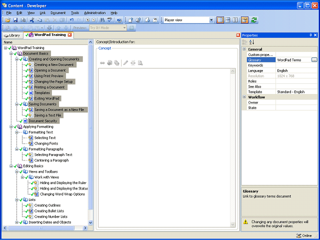 Screen image of this step