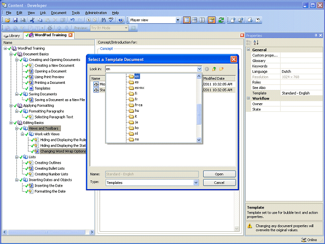 Screen image of this step