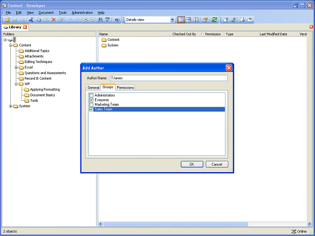 Screen image of this step