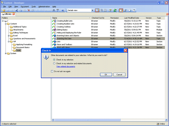 Screen image of this step
