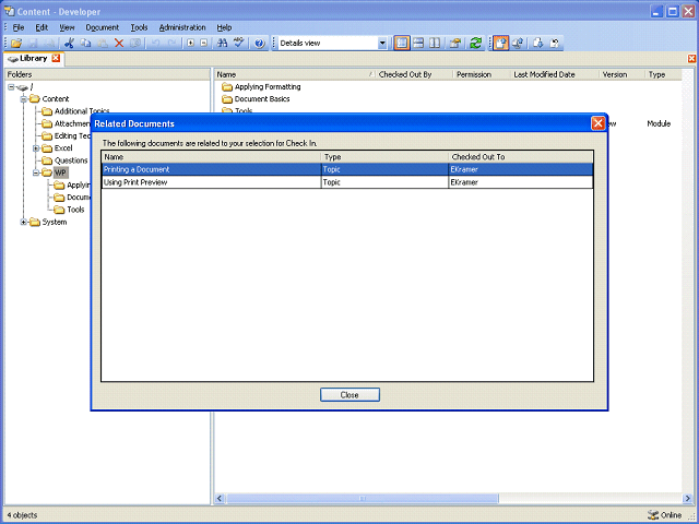 Screen image of this step