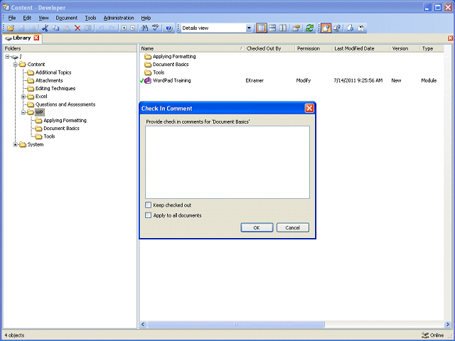 Screen image of this step