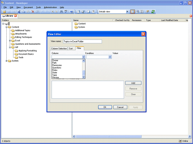 Screen image of this step