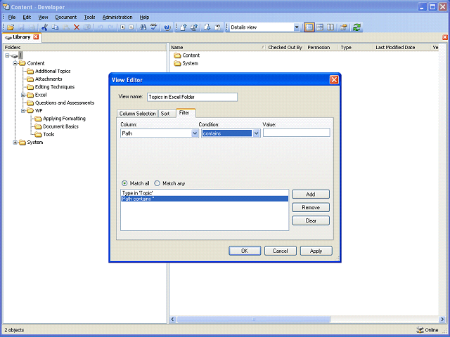 Screen image of this step