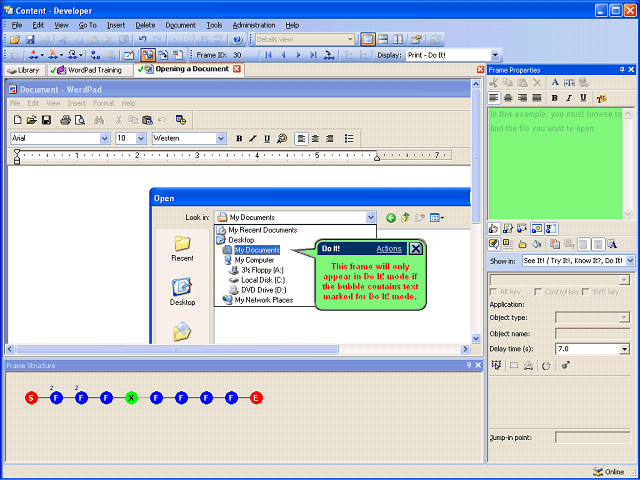 Screen image of this step