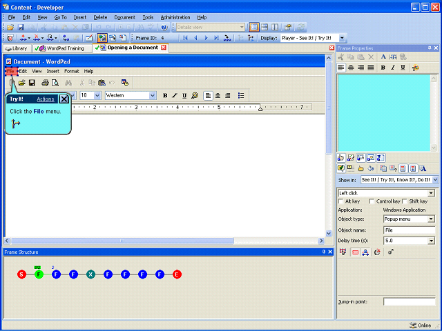Screen image of this step