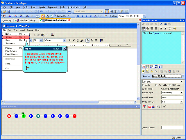 Screen image of this step
