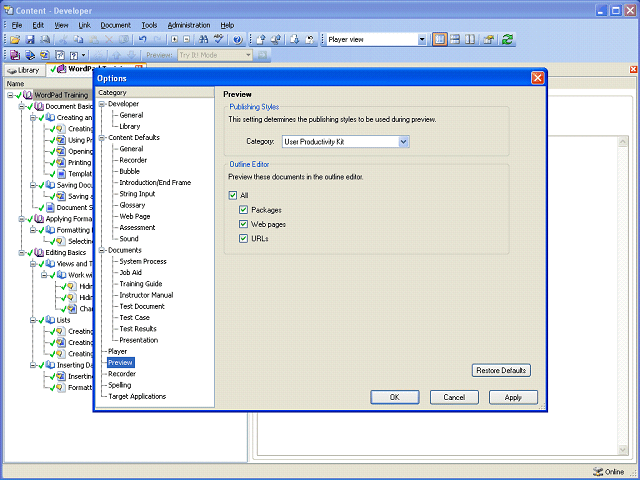 Screen image of this step