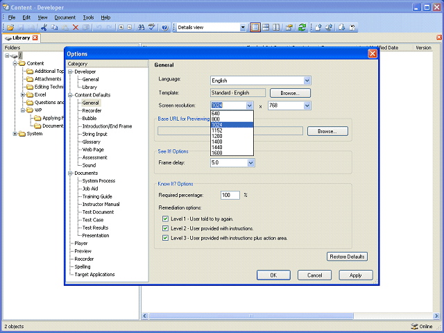 Screen image of this step
