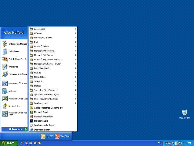 Screen image of this step