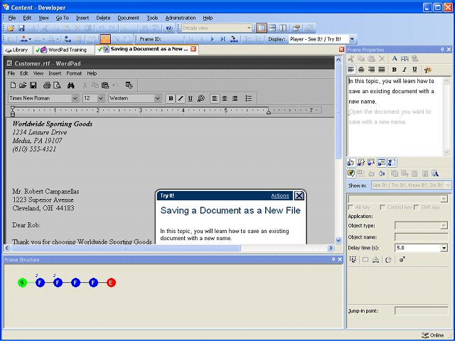 Screen image of this step