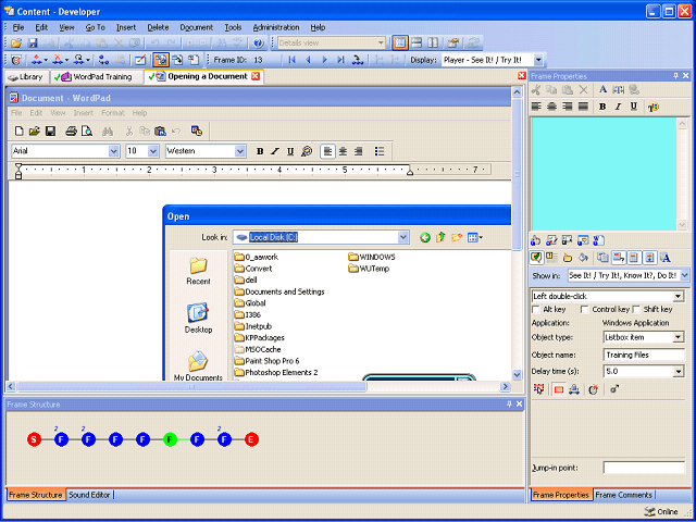Screen image of this step