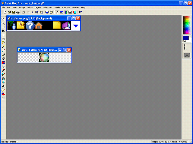 Screen image of this step