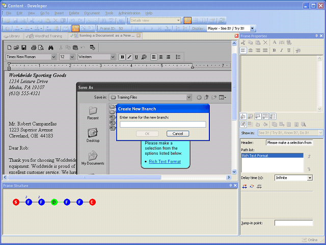 Screen image of this step