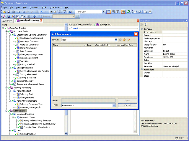 Screen image of this step