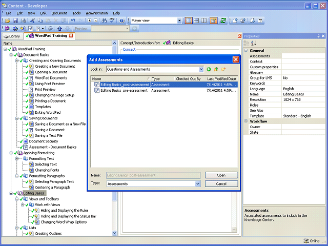 Screen image of this step