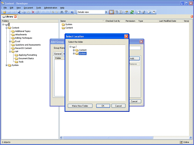 Screen image of this step