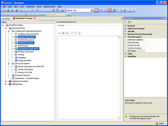 Screen image of this step