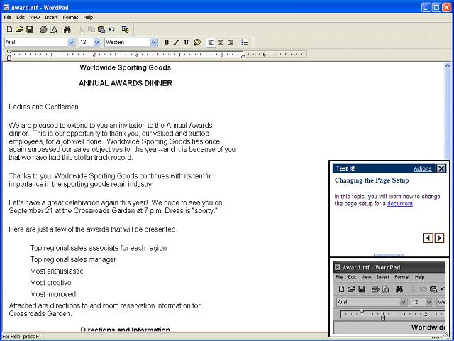 Screen image of this step