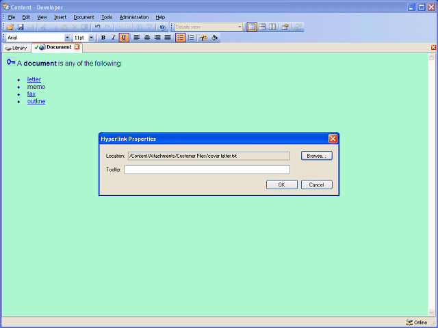 Screen image of this step