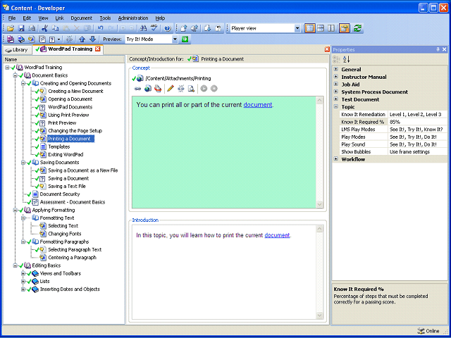 Screen image of this step