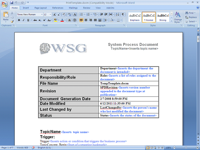 Screen image of this step