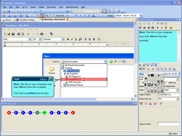 Screen image of this step