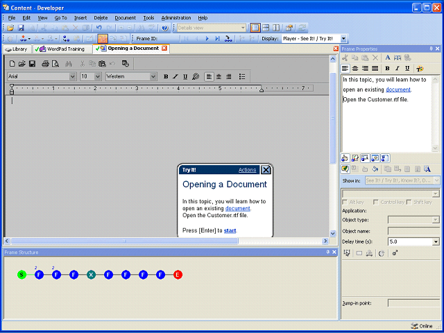 Screen image of this step