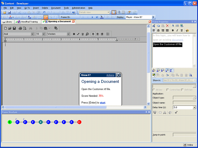 Screen image of this step