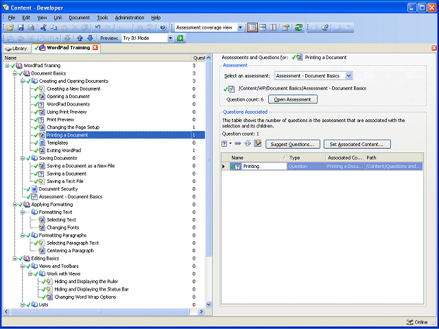 Screen image of this step
