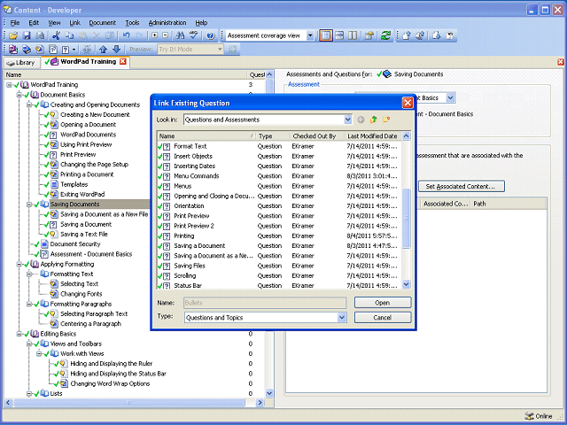 Screen image of this step